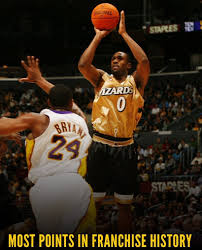 Gilbert Arenas scores 60 sets two records