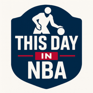 NBA Logo Tribute in White and Blue